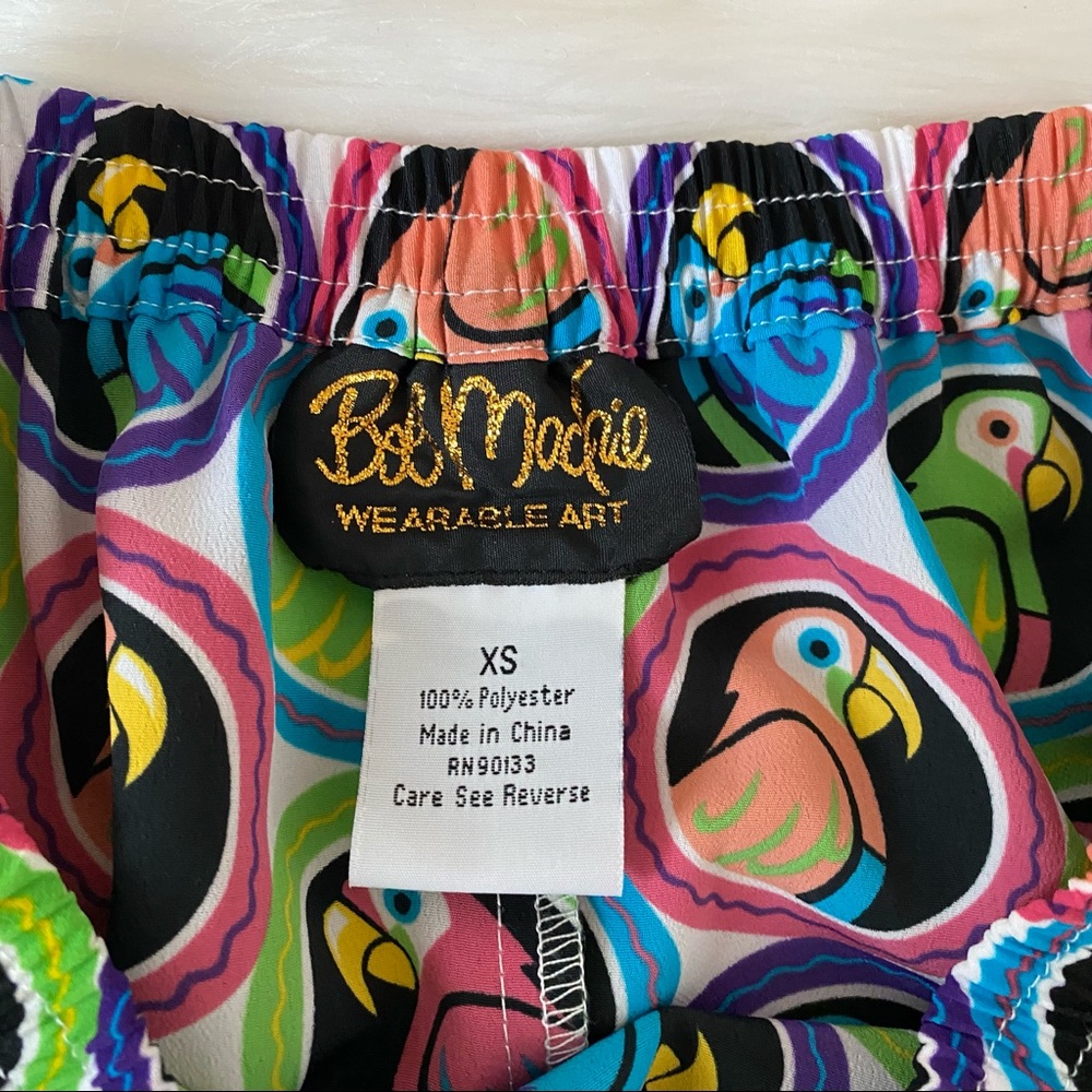 Bob Mackie Parrot Wearable Art Skirt - Picture 6 of 6